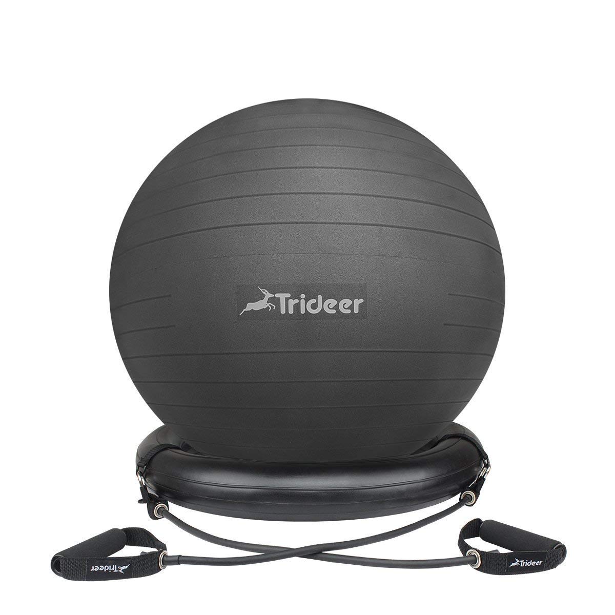 Trideer Ball Chair Exercise Yoga Ball with Base for Home and Office