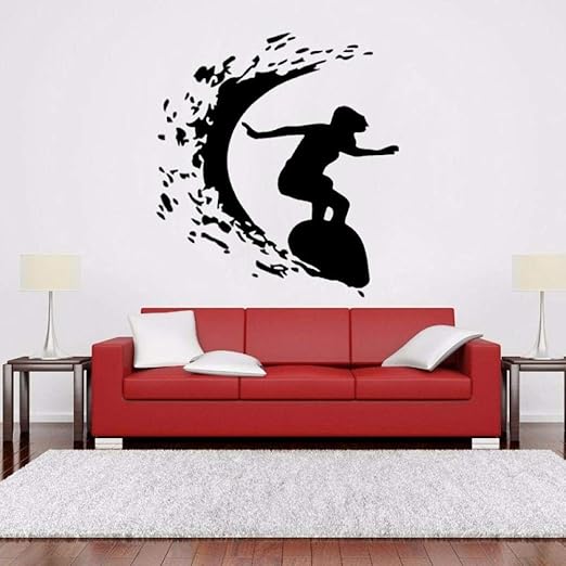Surf Ocean Beach Decoración Piscina Pvc Etiqueta De La Pared Gimnasio