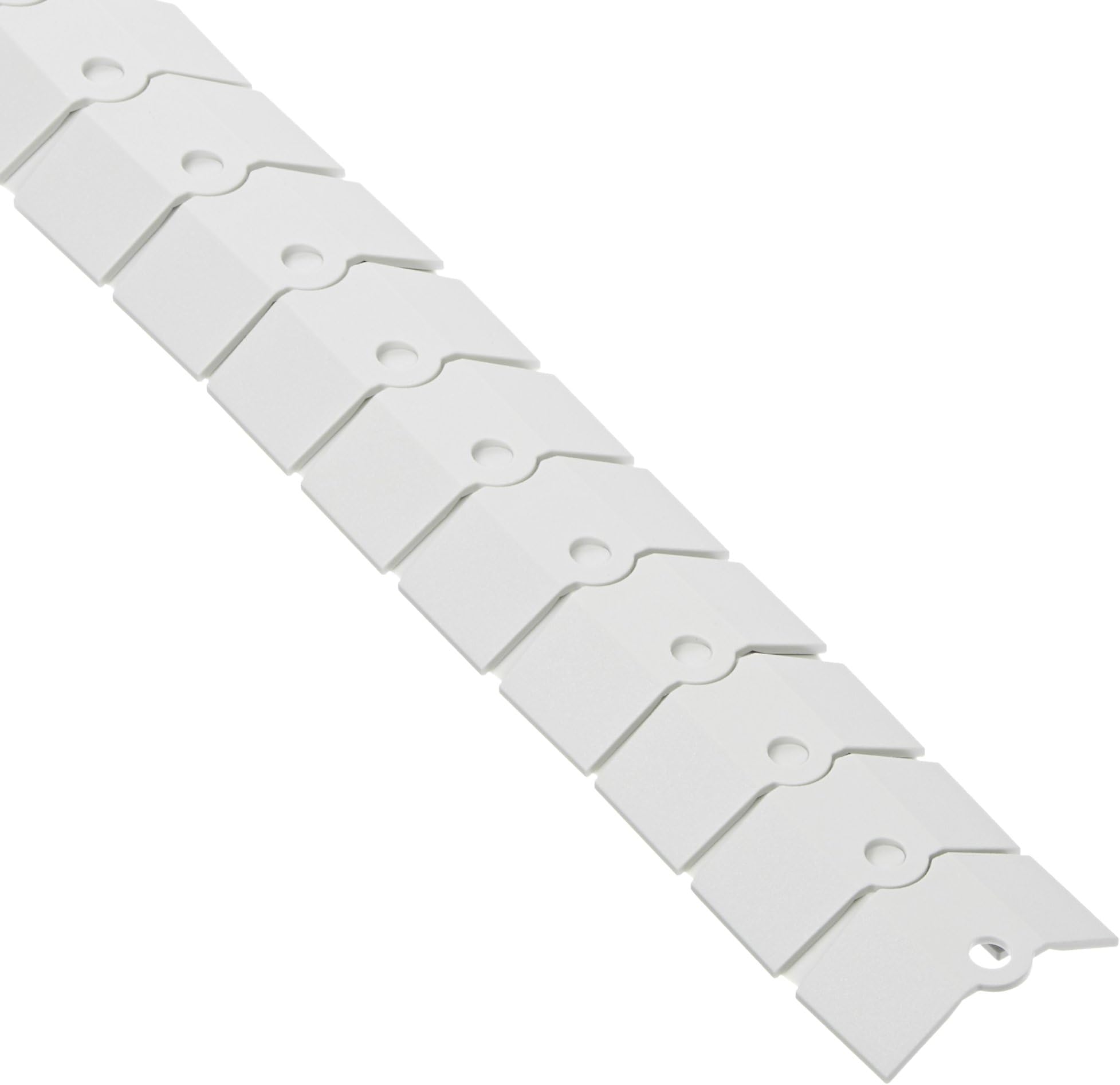UltraTech 1806 Ultra-Sidewinder Cable Protection System with Endcaps, 40 Length x 3 Width x 3/4 Height, Gray, Small