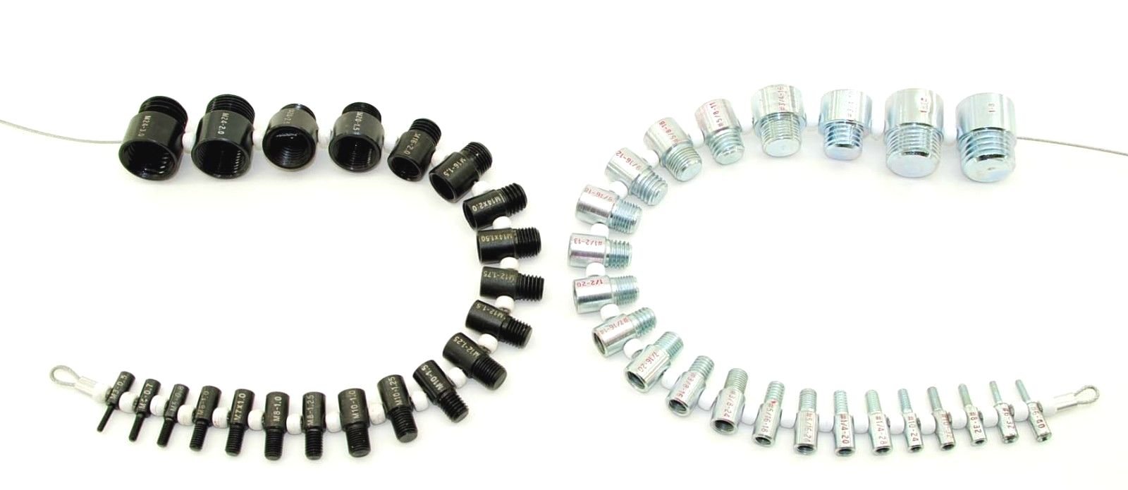 Nut and Bolt Thread Checker SAE/Inch and Metric Set