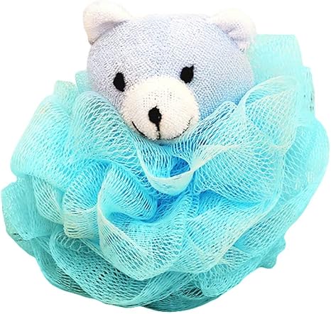 teddy bear bath sponge