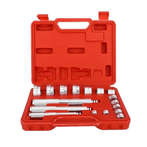 Suuonee Wheel Bearing Seal Tool, 17Pcs Aluminium Small Wheel Bearing