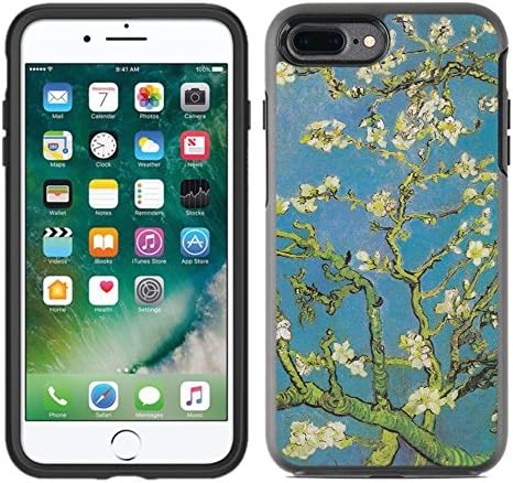 Protective Designer Vinyl Skin Decals / Stickers for OtterBox Symmetry iPhone 8 Plus / iPhone 7 Plus Case - Vincent Van Gogh Almond Blossoms Design Pattern - Only SKINS and NOT Case - by [TeleSkins]