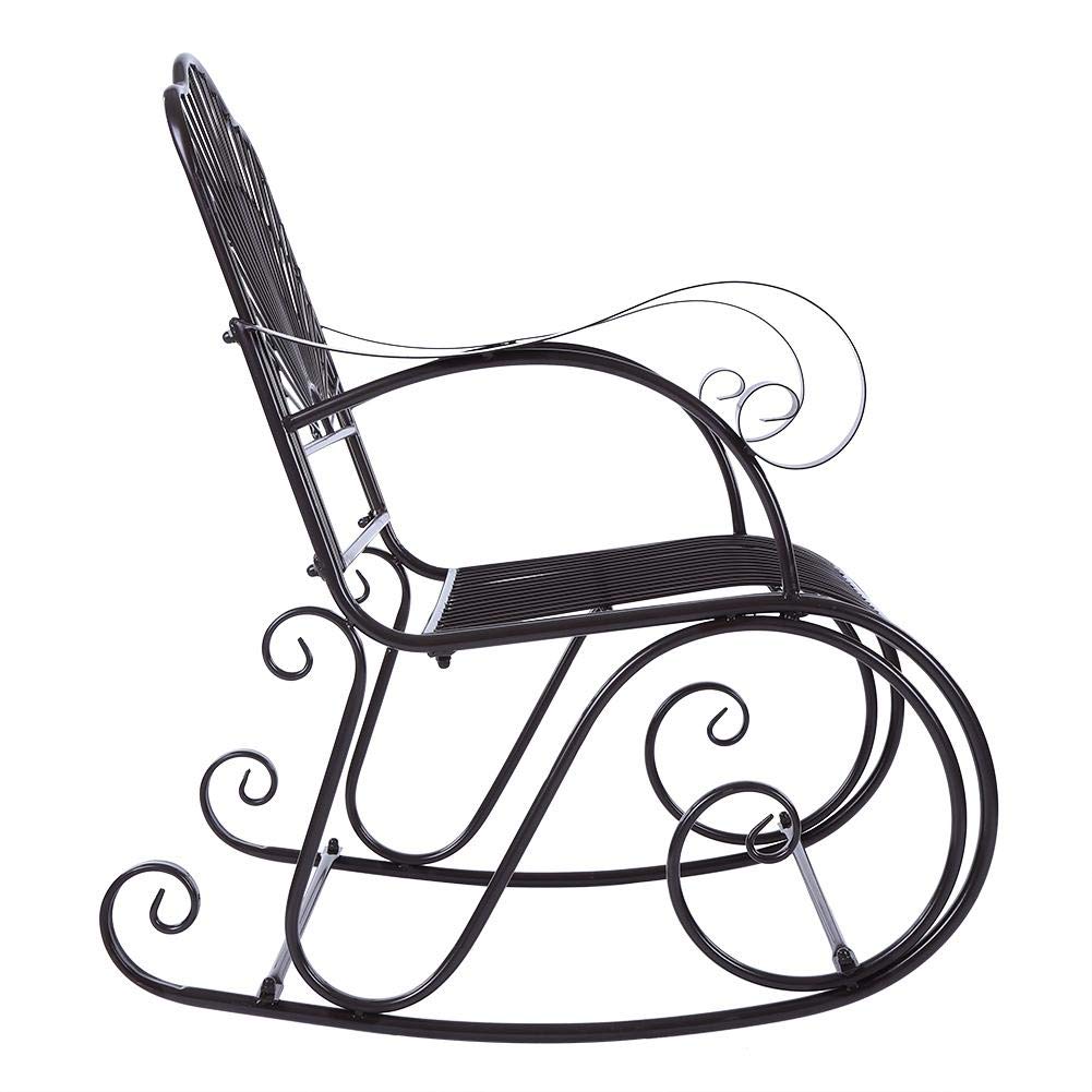 EBTOOLS Mecedora Individual Silla De Ocio Parque Al Aire Libre Patio