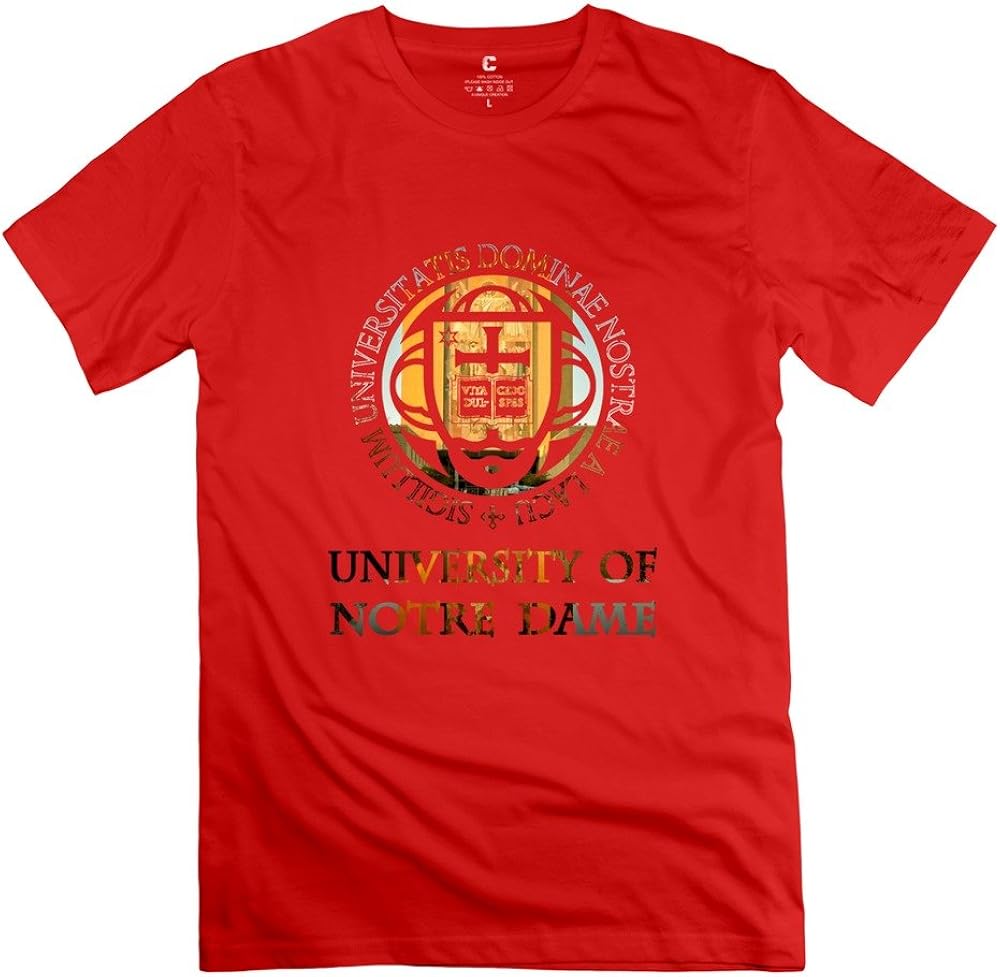 Men's University of Notre Dame Logo Tshirt Purple