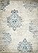 Persian-Rugs 4745 Distressed Cream 7'10x10'6 Area Rug Carpet Large New