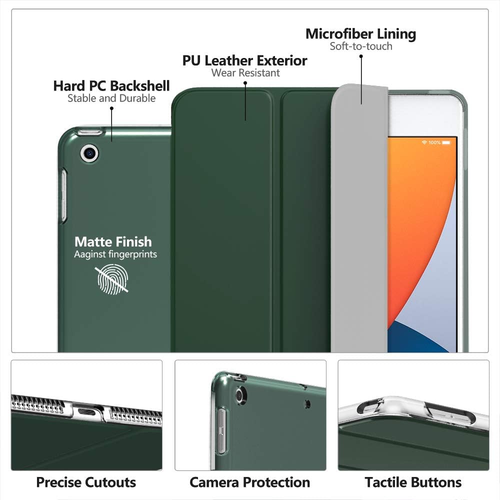 MoKo Case Fit New iPad 9th Generation 2021/8th Generation 2020/7th Gen 2019, iPad 10.2 Case - Image 5