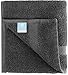 White Classic Luxury Hand Towels | 100% Turkish Cotton Hotel spa Bathroom Towel | 16x30 | 6 Pack | Light Grey