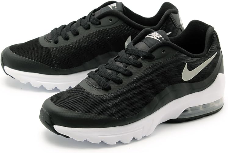 Amazon ナイキ Nike ウィメンズ エアマックス インビガー スニーカー レディース 01 ブラック メタリックシルバー シューズ バッグ