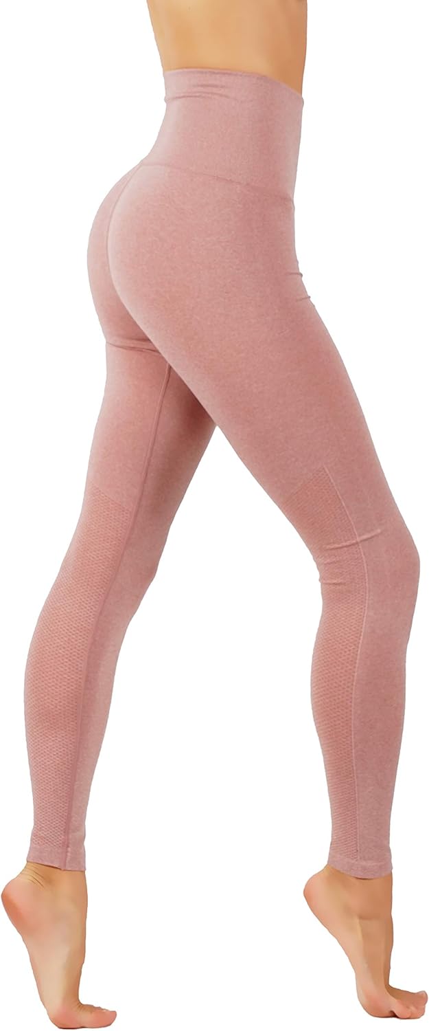 CODEFIT Yoga Dry-Fit Pants Workout Two Tone Color Leggings S-XL