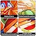 Turkey Toss Game with 3 Bean Bags, Fun Indoor Outdoor Game for Kids and Adults in Thanksgiving Party Activities, Great Thanksgiving Party Decorations and Supplies (Turkey)