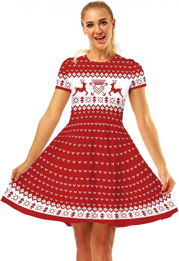 amazon ladies christmas dresses