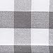 DII Checkered Tabletop Collection 100% Cotton, Machine Washable, Napkin Set, 20x20, Gray, 6 Piece