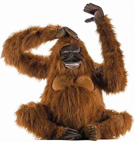 Life Size Sitting Orangutan Plush Stuffed Animal