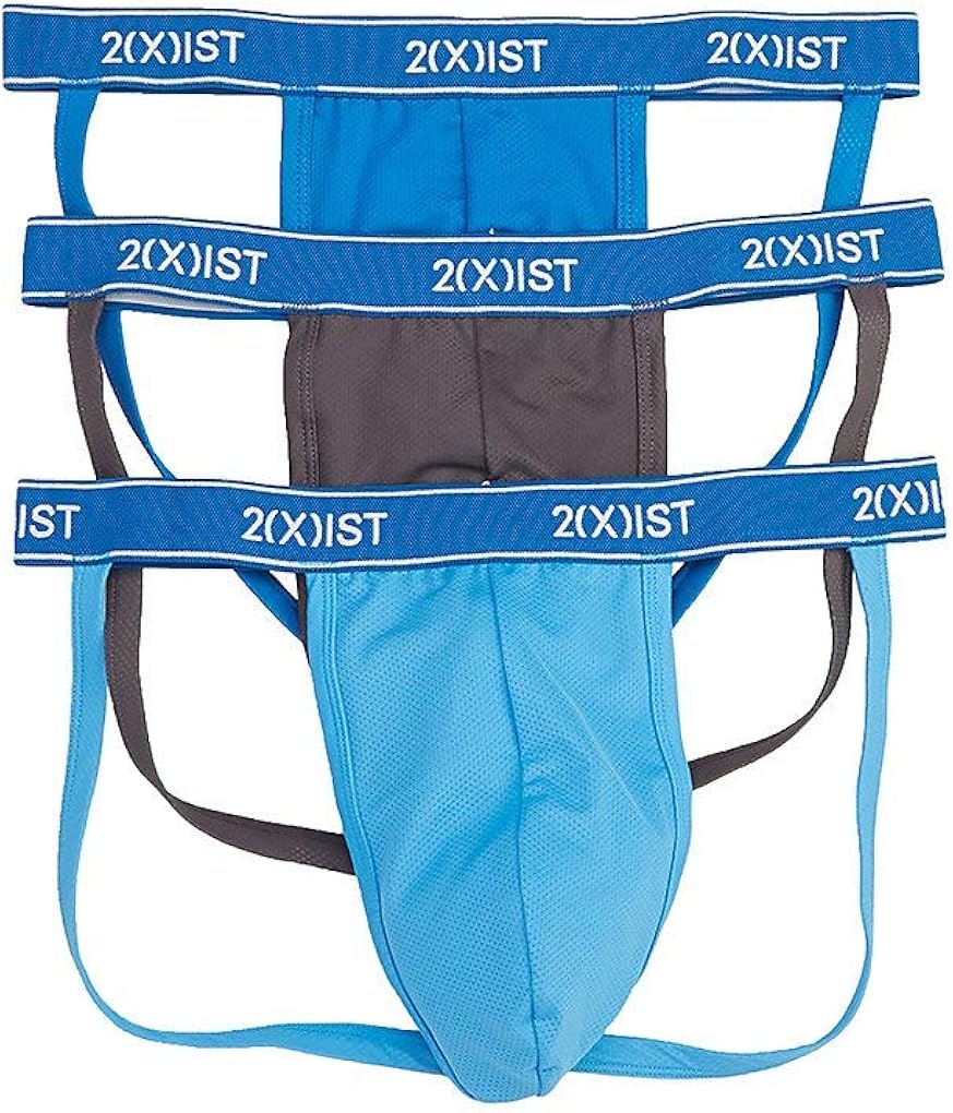 2(X)IST mens046822Micro Speed Dri Jock Strap Multipack Jock Strap S