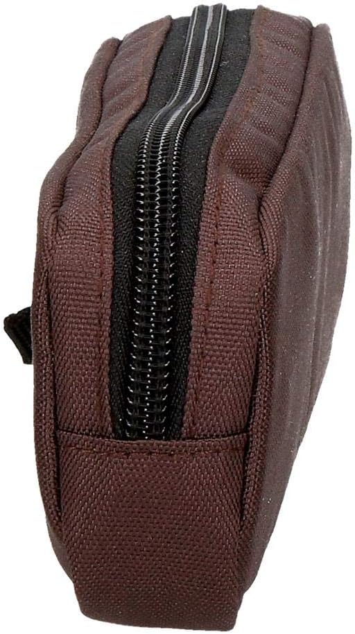 Pepe Jeans Osset Pencil Case Brown 22x7x3 cms Polyester, 22 Centimeters - Image 5