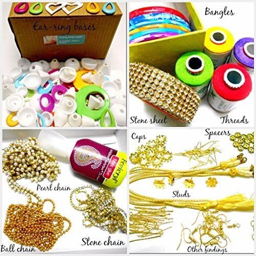 Gberry Silk thread jewelery-making fully loaded box with all accessories