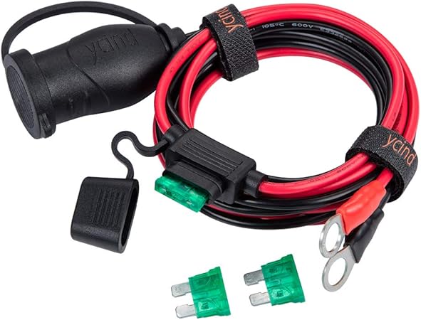 Amazon Ycind ヒューズ付き シガーソケット延長ケーブル 車両延長コード バッテリーから電源を取るのに便利 3m 超長 絶縁性よく 耐熱 腐蝕耐え 安全安心使用 丸端子コード バッテリーケーブル 車 バイク Amazon Ycind ヒューズ付き シガーソケット延長ケーブル 車両延長コード バッテリーから電源を取るのに便利 3m 超長 絶縁性よく 耐熱 腐蝕耐え 安全安心使用 丸端子コード バッテリーケーブル 車 バイク