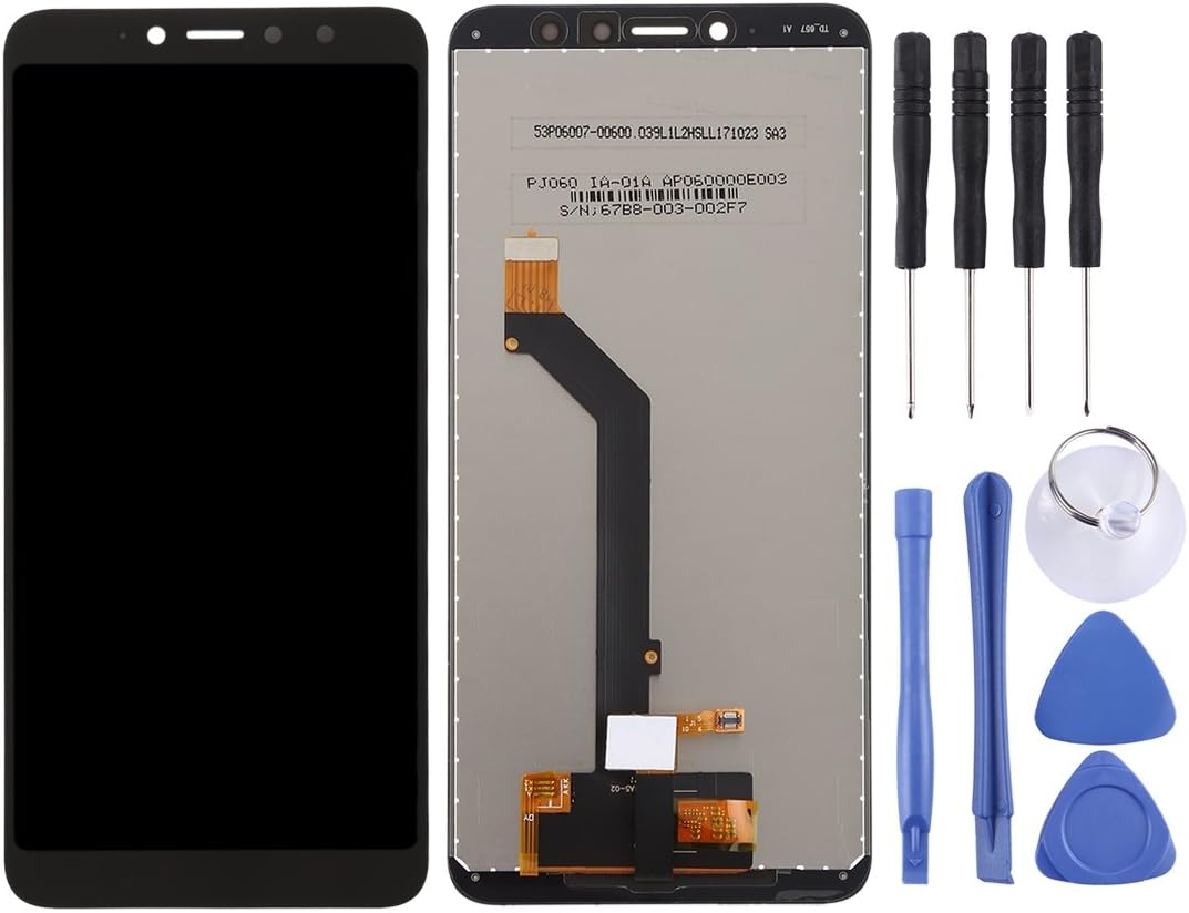 Repair Parts LCD Screen and Digitizer Full Assembly for Xiaomi Redmi S2 (Black) Spare Parts (Color : Black)