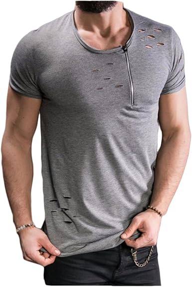 playeras con agujeros hombre