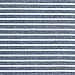 Wake In Cloud - Striped Cotton Duvet Cover Set, 100% Washed Cotton Textured Percale Bedding Set, Ticking Stripe Pinstripe Farmhouse, 3 Pieces, Denim Blue, King Size