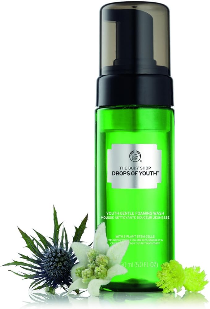 the body shop drops of youth gentle foaming wash