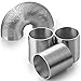 Kicko Rainbow Metal Coil Spring Walking Toys - 4 Pack - Perfect Novelty Prize and Party Favor for Kids, Teens, and Adults - Classroom, Game and Travel Activity Toy - Slinky Toys for Kids