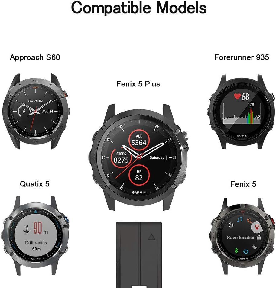NotoCity for Garmin Fenix 6/6 pro/5/7 strap, Quickfit 22mm Watch Strap for Garmin Fenix 7 Pro/5 Plus, Epix (Gen 2) 47MM - Image 5