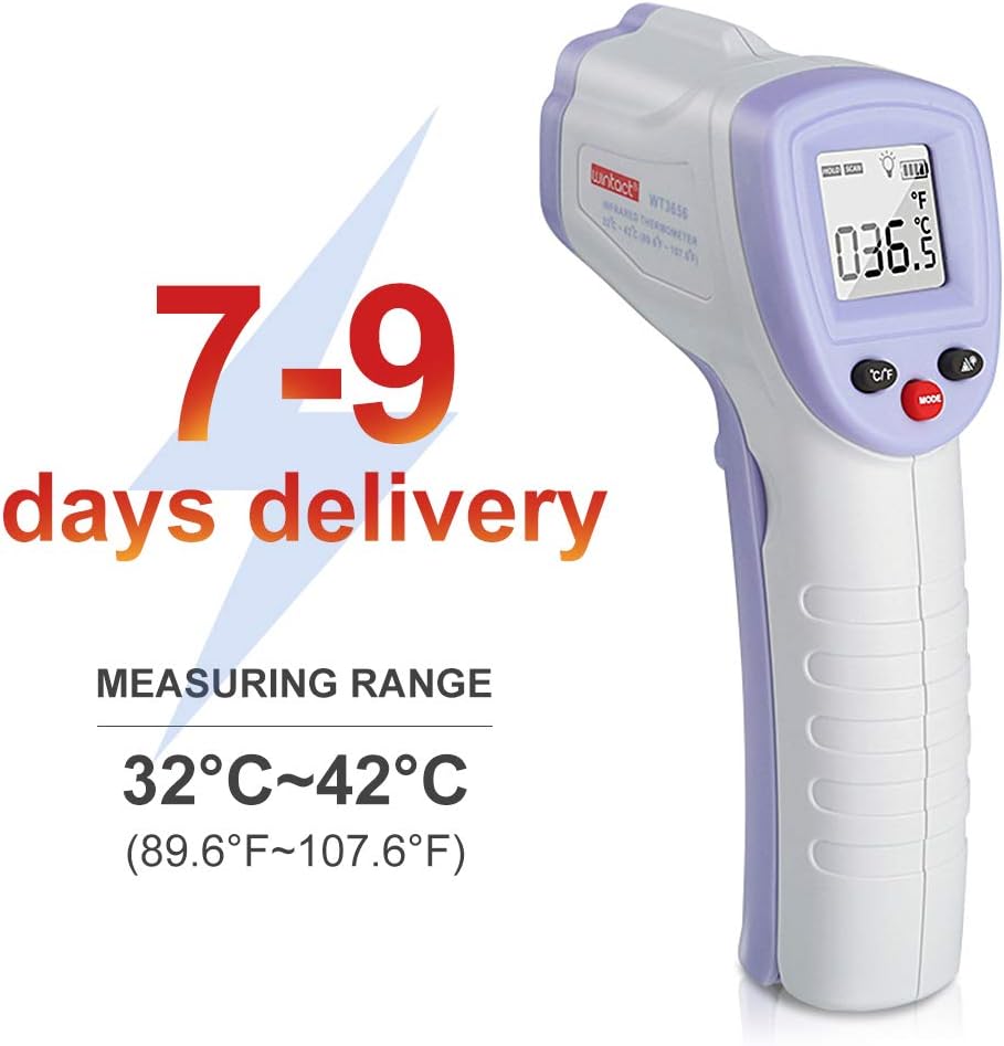 Eventek Infrared Thermometer, IR Laser Thermometer,Accurate Fast Temperature Gun, Non-Contact Digital Temperature Gun