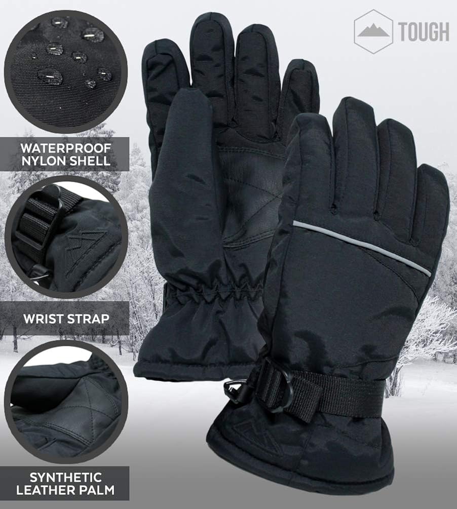 Kids Winter Gloves - Snow & Ski Waterproof Gloves for Boys, Girls, Toddler & Youth - Designed For Cold Weather: Clothing