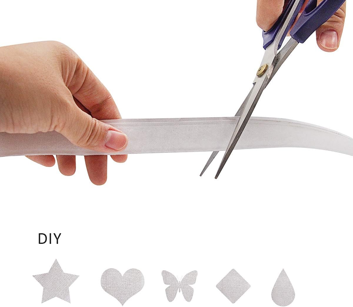 Jackwood 36 Feet Self Adhesive Hook and Loop Tape Roll Sticky Back Strip Adhesive Backed Fabric Fastener Mounting Tape for Picture and Tools Hanging Pedal Board Fastening (3/4 INCH, White): Industrial & Scientific