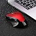 SVAKI Classic Wired Optical Egg Mouse, Red