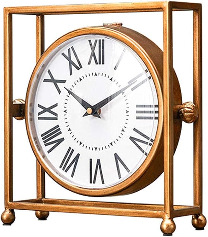 Amazon.de Tischuhr Kleine Mini Clock Stumm Uhr Amerikanischen