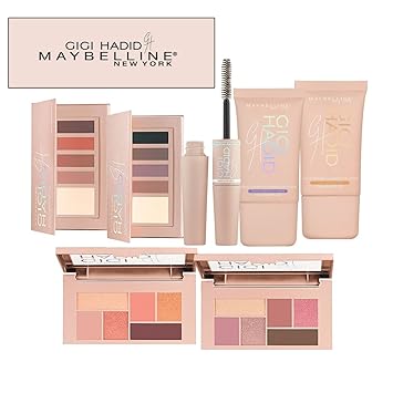 Maybelline New York Gigi Hadid 7 Piece Complete Mascara Eyeshadow And Contour Set