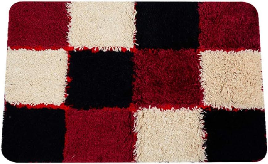mao mao - Alfombra de baño Moderna de Cuadros para baño, Sala de Estar