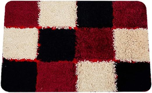 mao mao - Alfombra de baño Moderna de Cuadros para baño, Sala de Estar