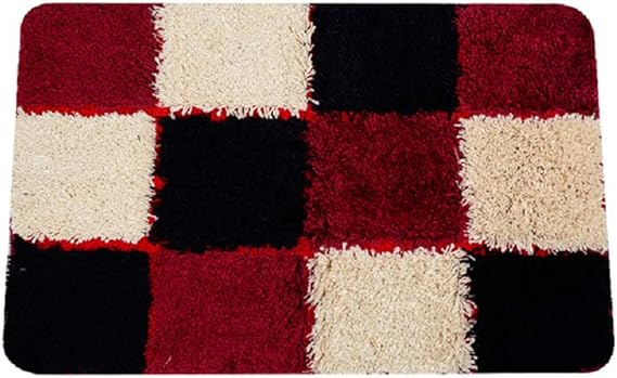 mao mao - Alfombra de baño Moderna de Cuadros para baño, Sala de Estar