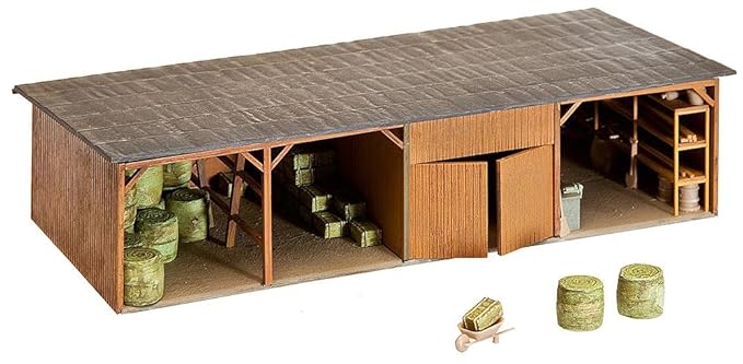 Buy Faller 130523 Hay Storage Shed Workshop Ho Scale Building Kit