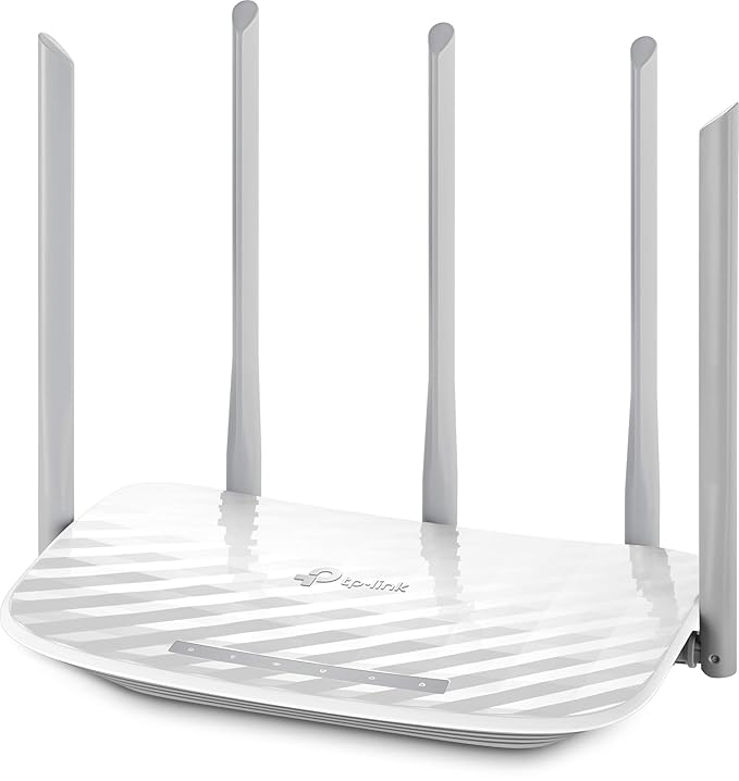 TP-Link Archer C60 Dualband WLAN Router (867Mbit/s (5GHz) + 450Mbit/s (2,4GHz)), 4 10/100Mbps LAN Port + 1 10/100 WAN Port, P