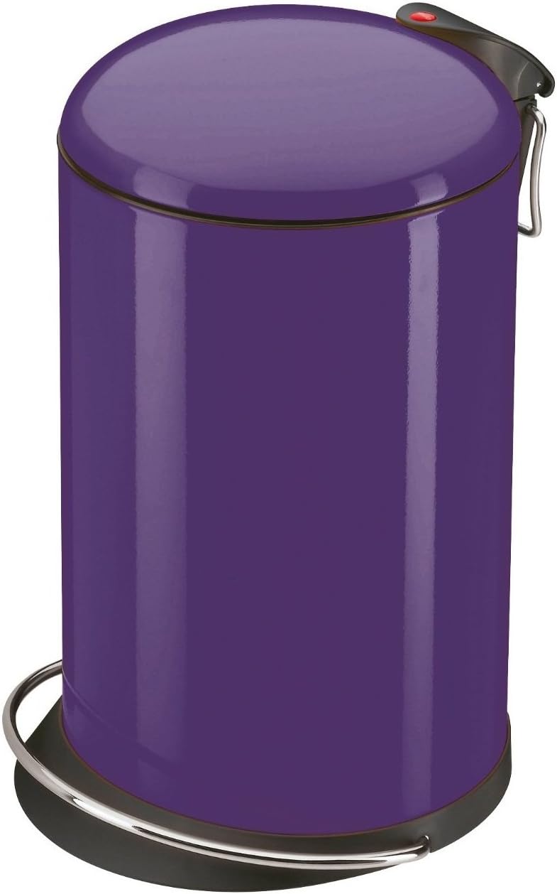 Hailo Trento TOP Design Pedal Bin, Purple , 16L Amazon.co.uk Kitchen