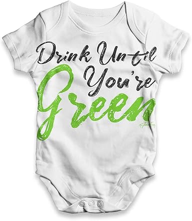 green baby grow