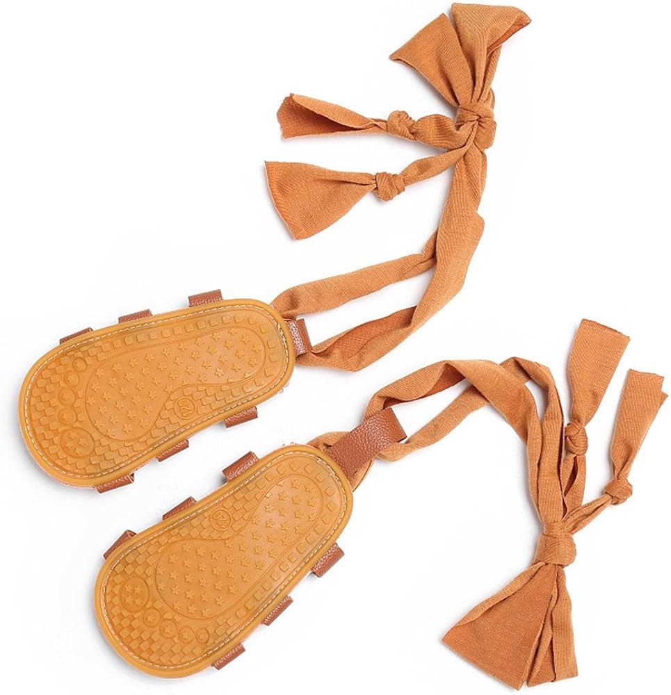  | HsdsBebe Baby Girls Gladiator Sandals Pu Leather Rubber Sole Toddler First Walkers Roman Lace up Beach Sandal Shoes | Sandals
