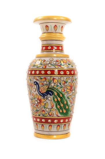 Buy Gaura Art Crafts Marble Flower Vase Pot Online At Low Prices