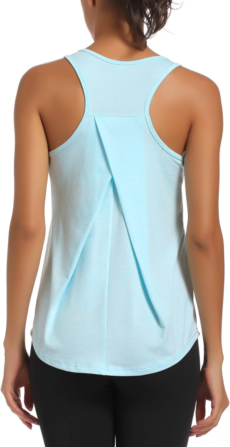 HLXFHB Workout Tank Tops for Women Gym Exercise Athletic Yoga Tops Racerback Sports Shirts: Clothing