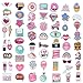 Cute Kids Sticker, Vinyl Waterproof Girl Stickers for Water Bottle Car Skateboard Luggage Guitar Bike Phone Cases Decal 60Pcs Pack