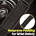 Weight Lifting Padded Wrist Straps - Men & Women - Deadlift, Olympic Weightlifting, Power Training, Heavy Duty Gym Workout, Powerlifting, Bodybuilding, Barbell Deadlifting, CrossFit Bar - Best Grip