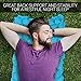 Dryzle Inflatable Lightweight Sleeping Pad - Compact Bed & Ultralight Camping Air Mattress with Foam Pads, Portable Blow Up Mat Great for Backpacking, Travel, Outdoor and Hiking