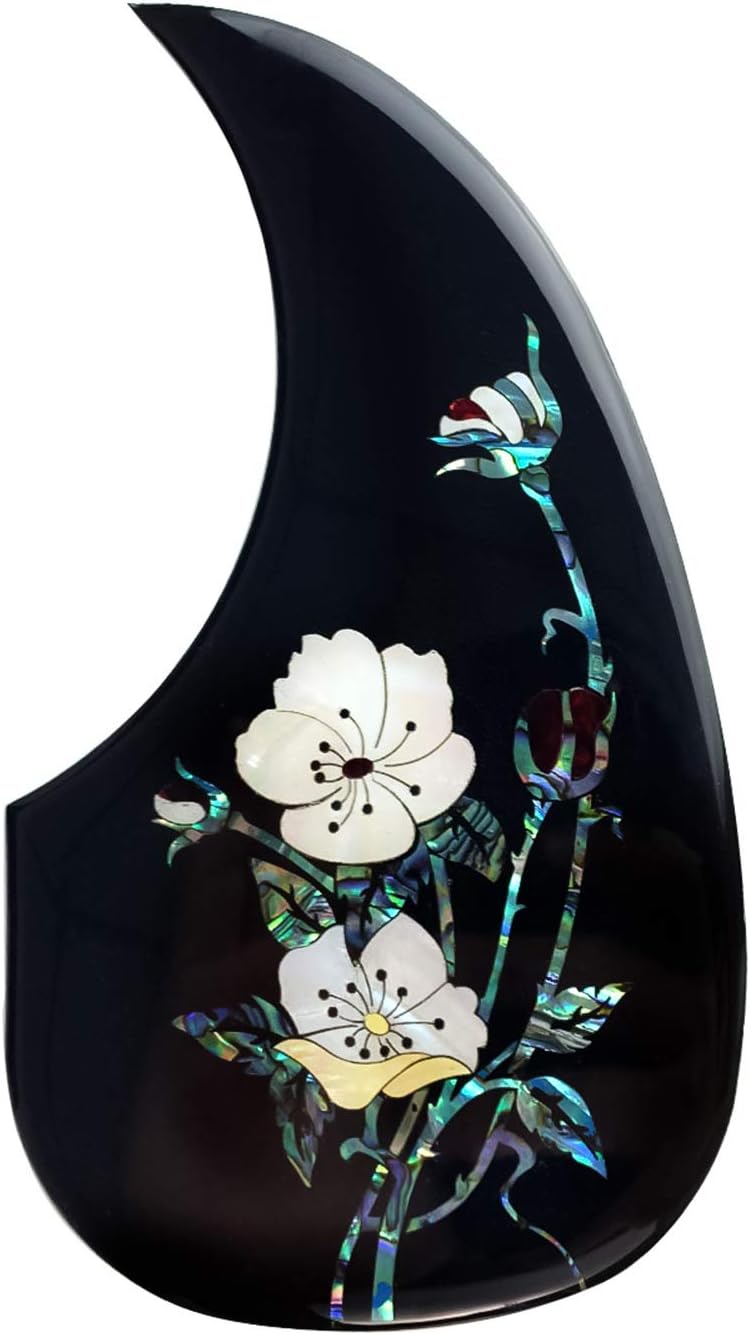 Hippopy guitar pickguard High-grade Folk Guitar Pickguard Pick Guard with Decorative Flower Pattern for 40 Inch 41 Inch Acoustic Guitars
