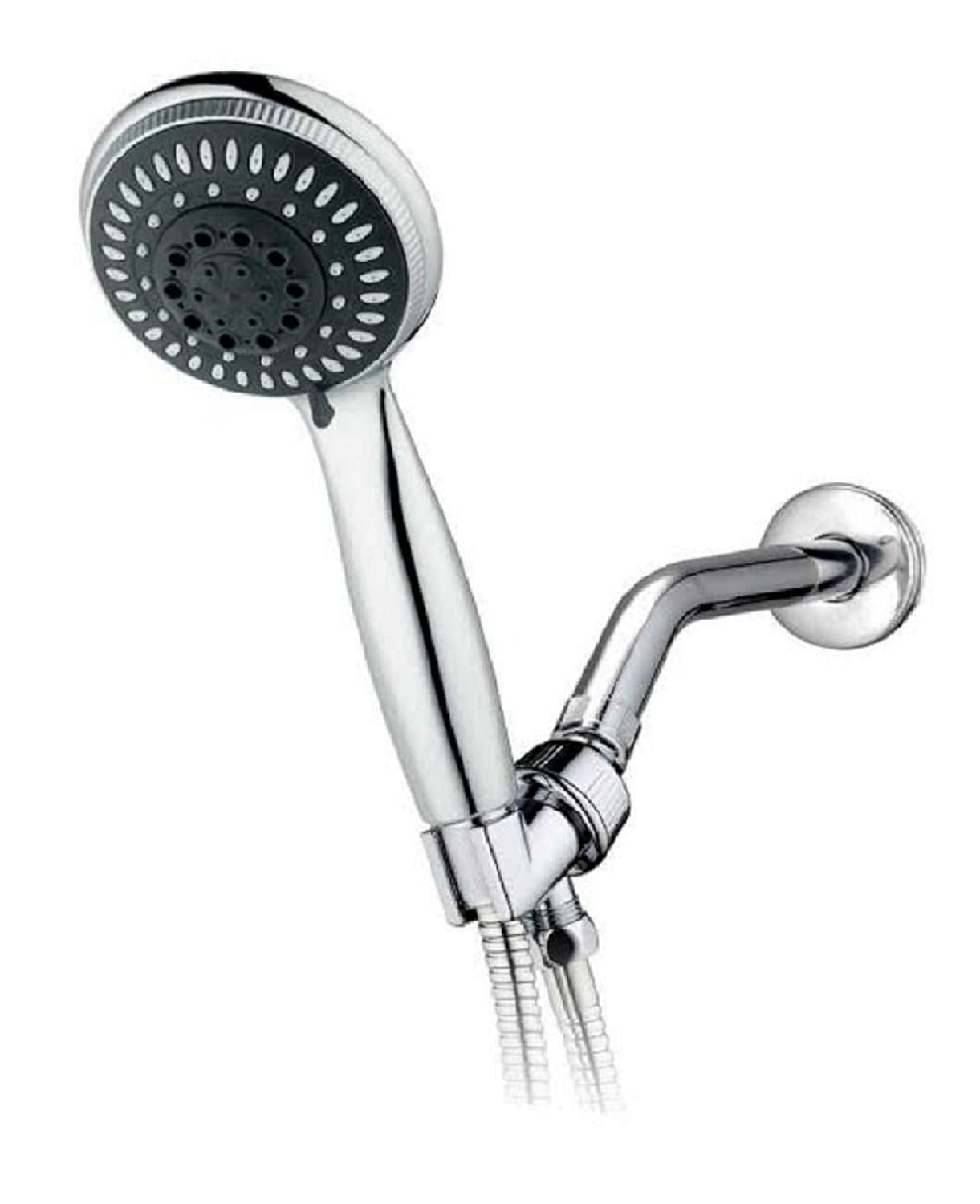 Detachable Shower Head Hand Held Showerhead with 60" Hose 5 Adjustable