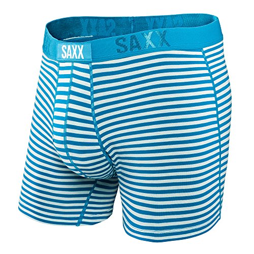 SAXX Vibe Boxer Brief, M, Miami Ice Stripe